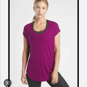 Athleta Cloudlight Rib stratus tee